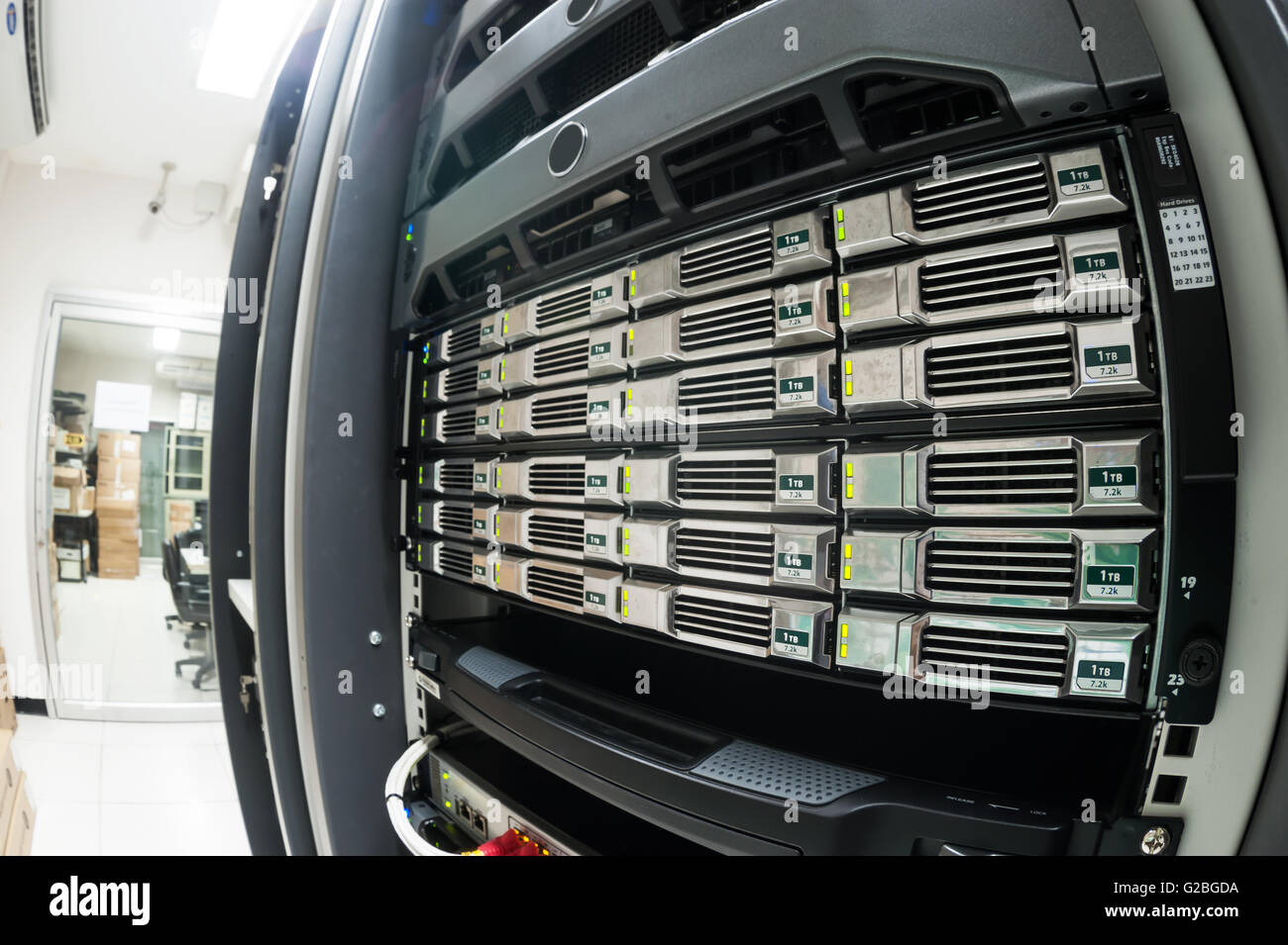 An Network servers in data room Stock Photo - Alamy