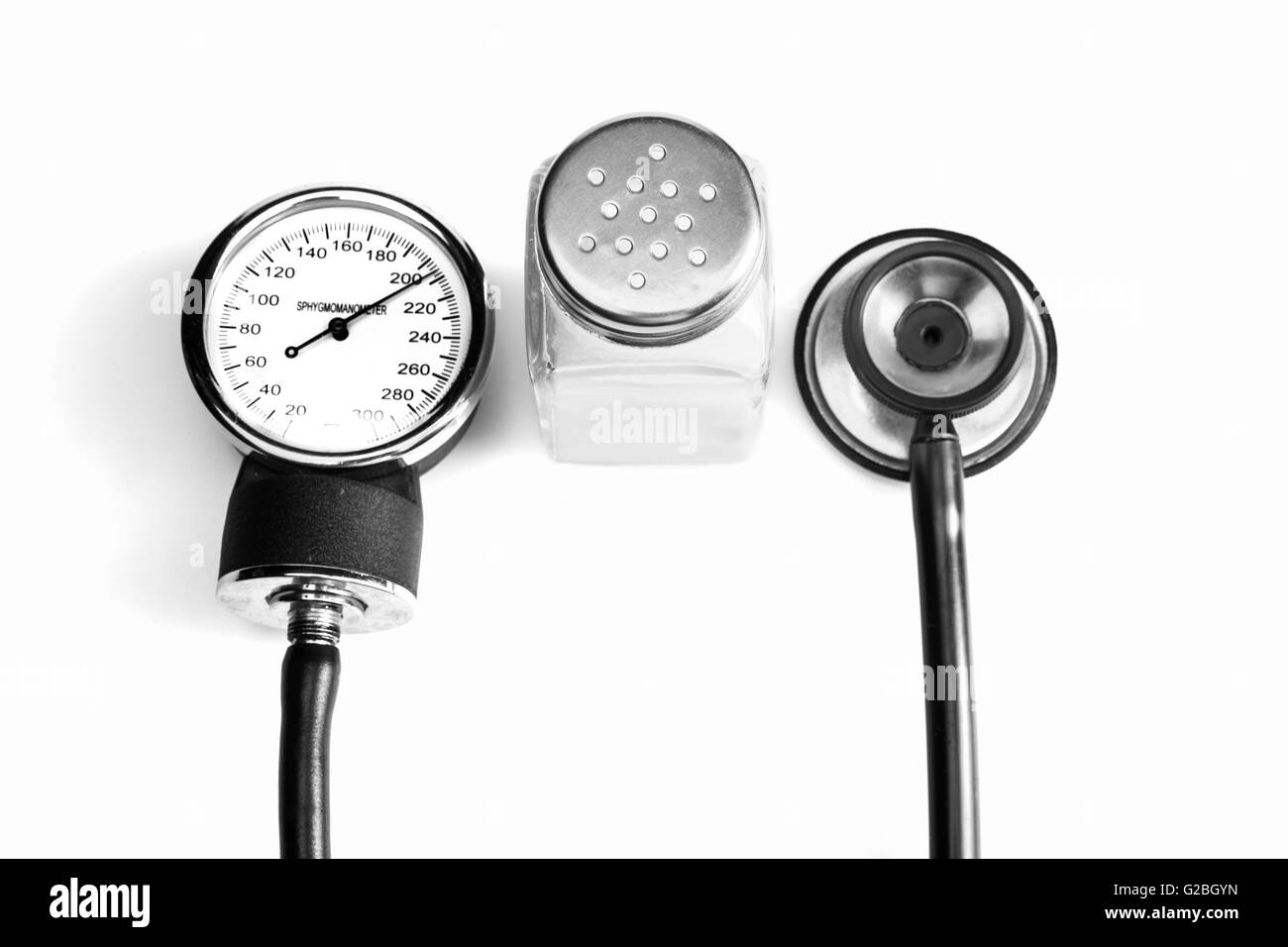 Medical Instrument Isolated on White Background with Salt Stock Photo