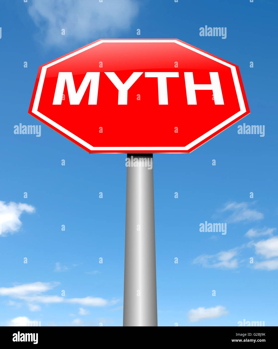 Myth concept. Stock Photo