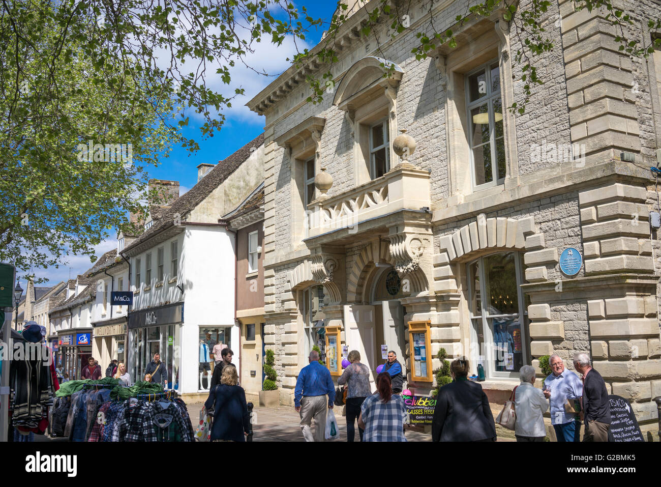 Witney town centre, Witney, Oxfordshire Stock Photo Alamy