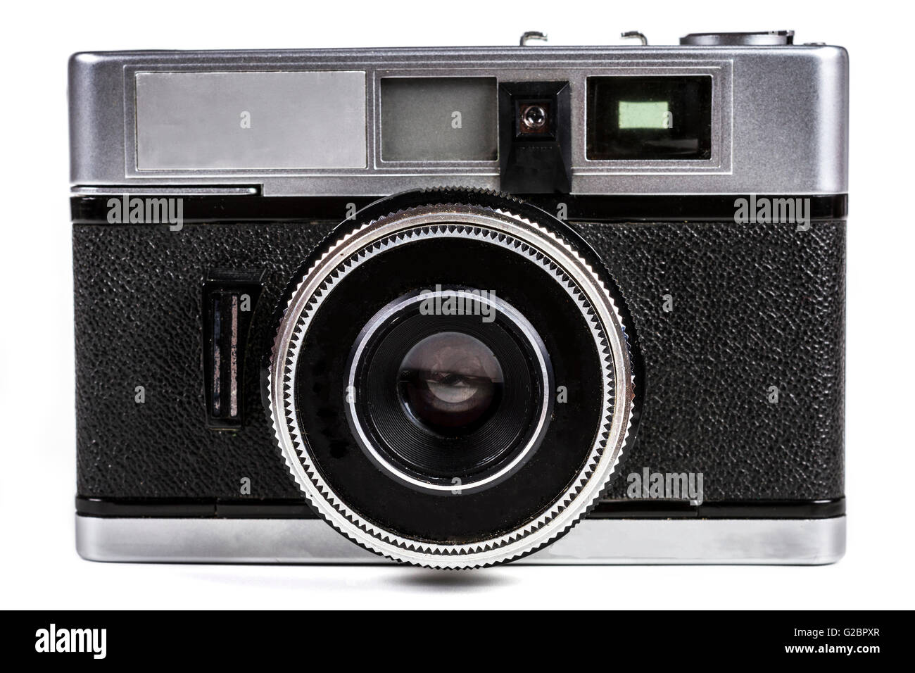 Old Film Camera Isolated on White Background Stock Photo - Alamy