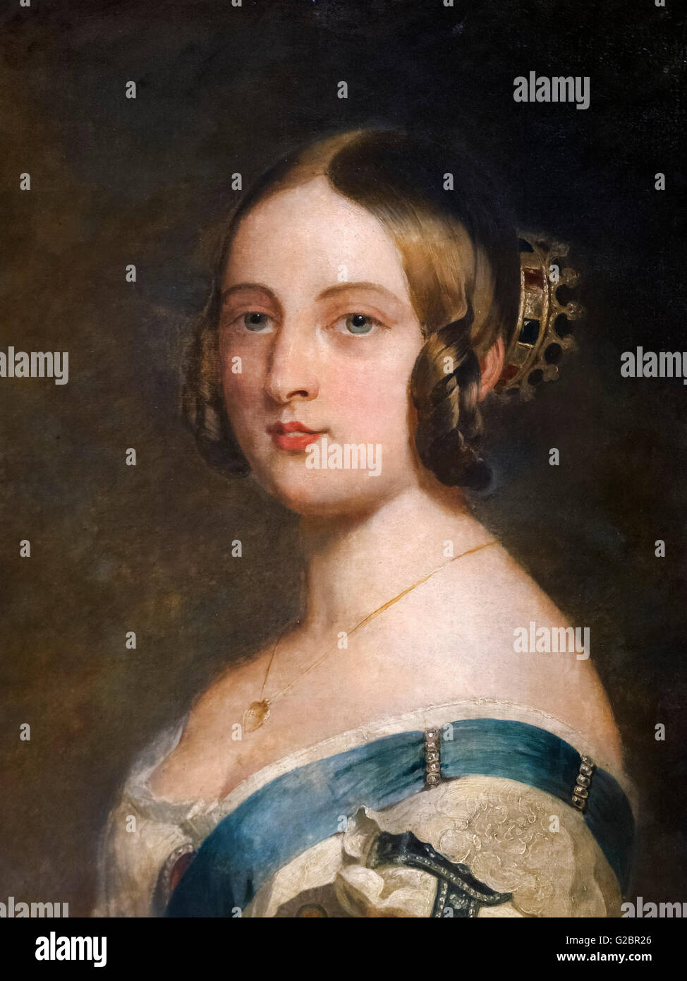 photo Pictures Of Young Queen Victoria Of England https www alamy com stock photo queen victoria of england as a young woman portrait by franz xaver 104751086 html
