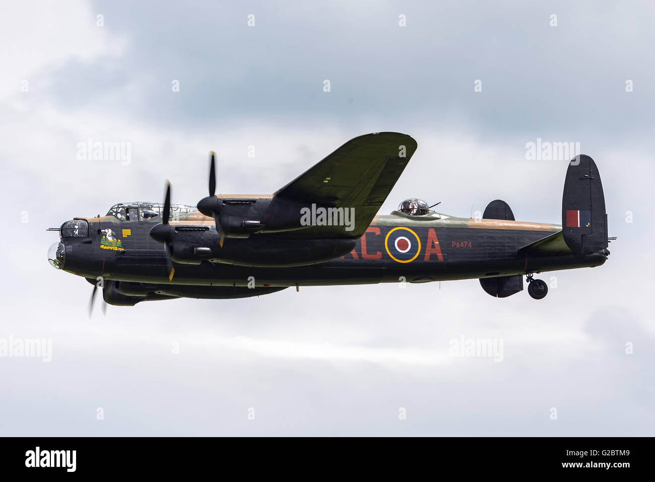 Avro Lancaster World War II heavy bomber from the Royal Air Force Stock  Photo - Alamy