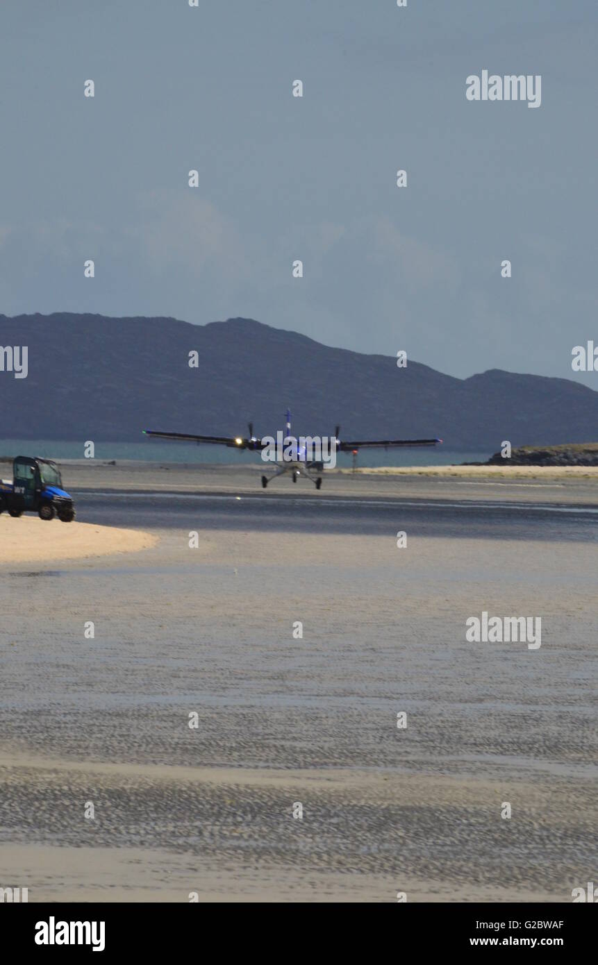 Barra Airport Outer Hebrides Scotland Stock Photo Alamy