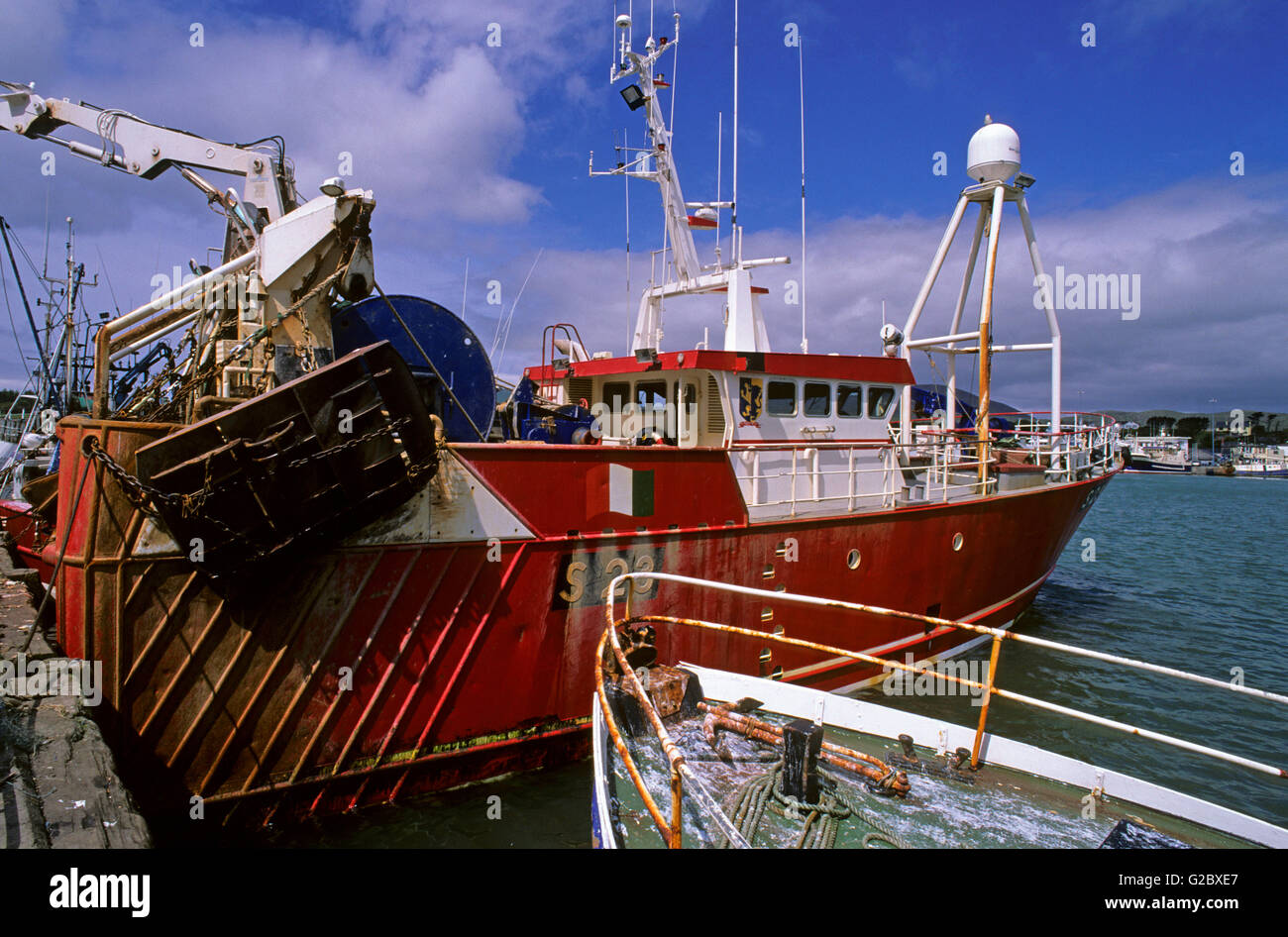 Fishing boat in Castletownbere harbour, Beara Peninsula, County Cork, Ireland Stock Photo Alamy
