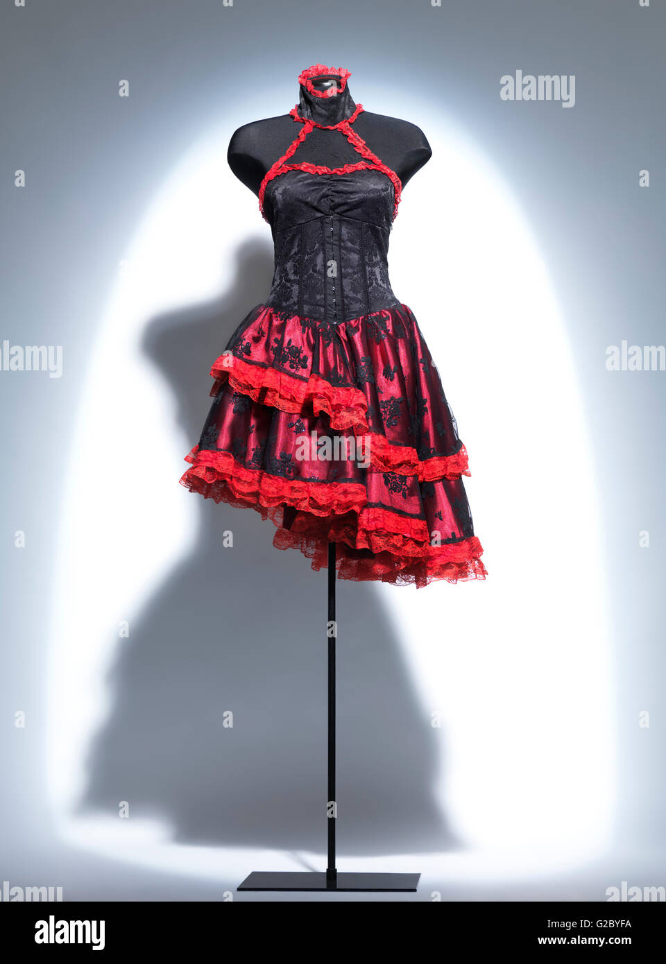 Vintage Black Corset Dress
