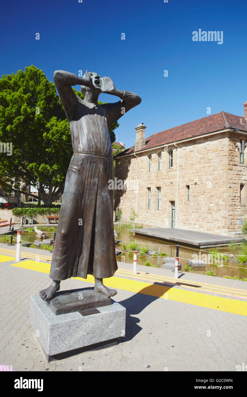 Sculpture outside Art Gallery of Western Australia, Perth, Western