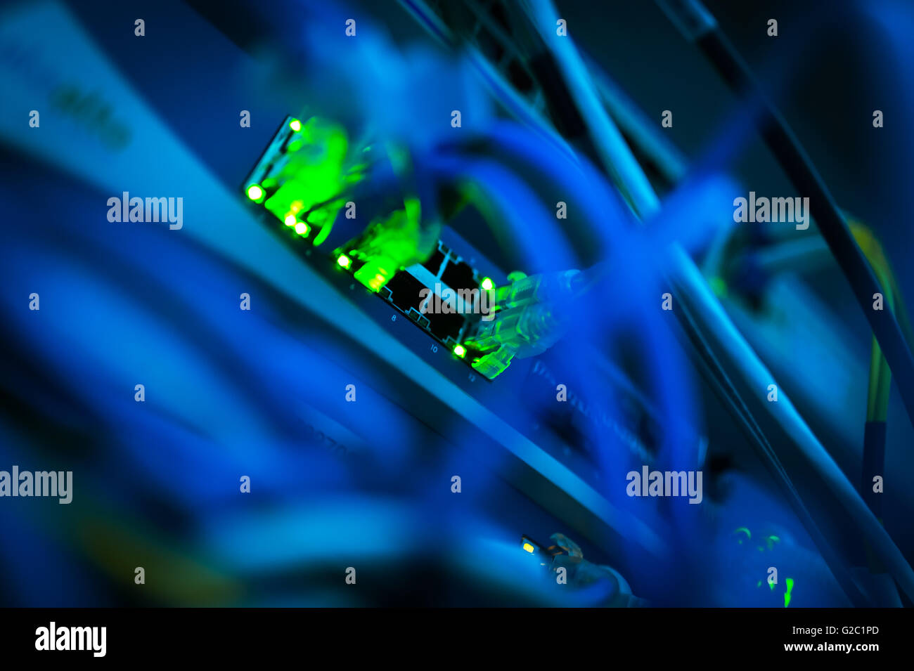 Core switch technology in network room place Stock Photo Alamy