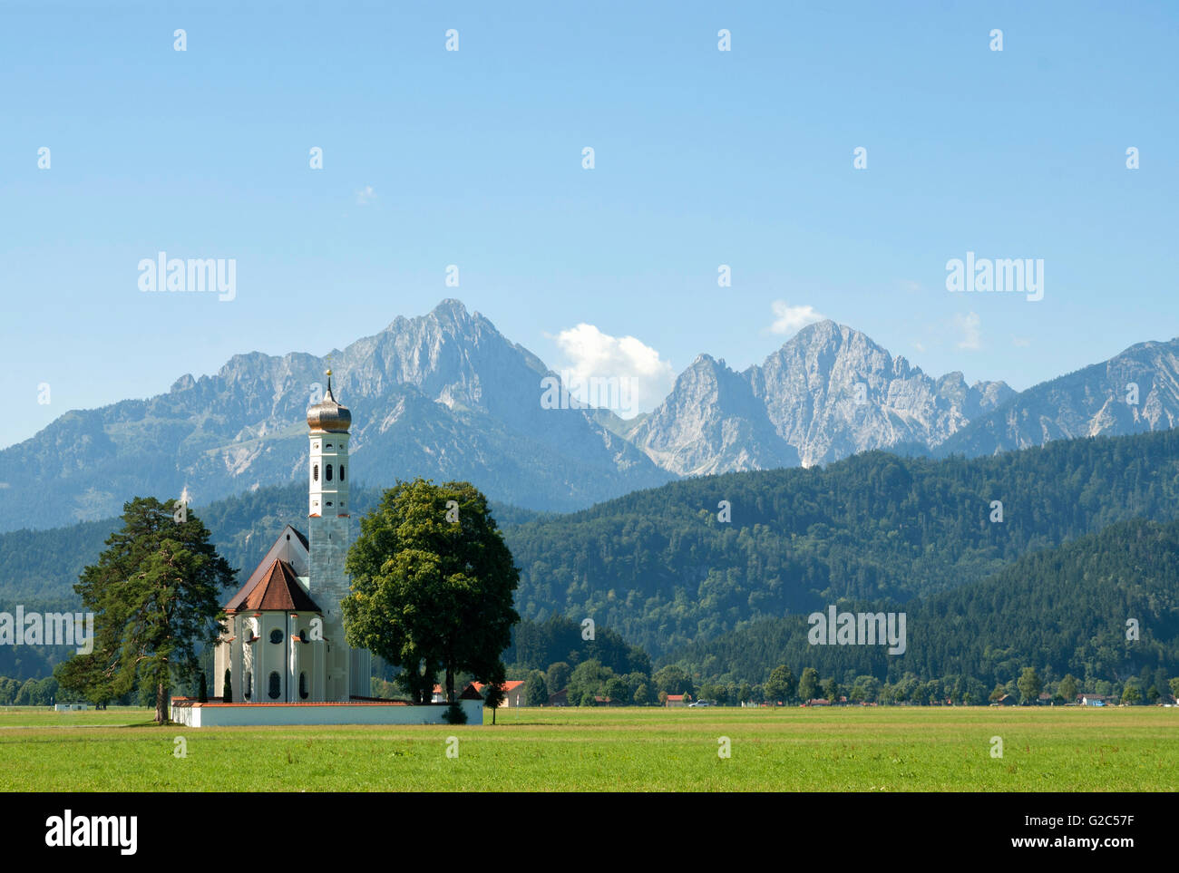 Baroque church of st coloman hi-res stock photography and images - Alamy