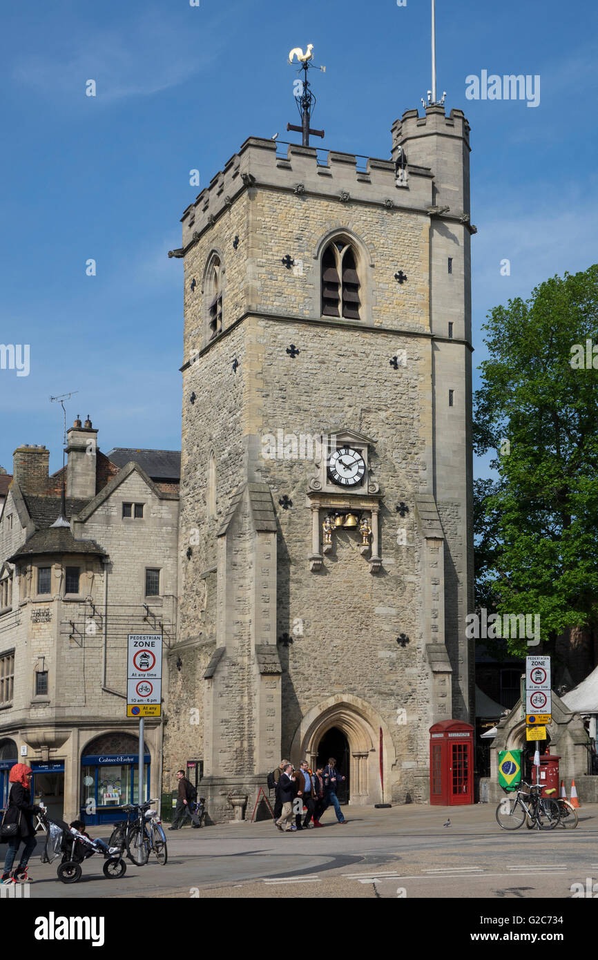 England, Oxford, Carfax tower Stock Photo