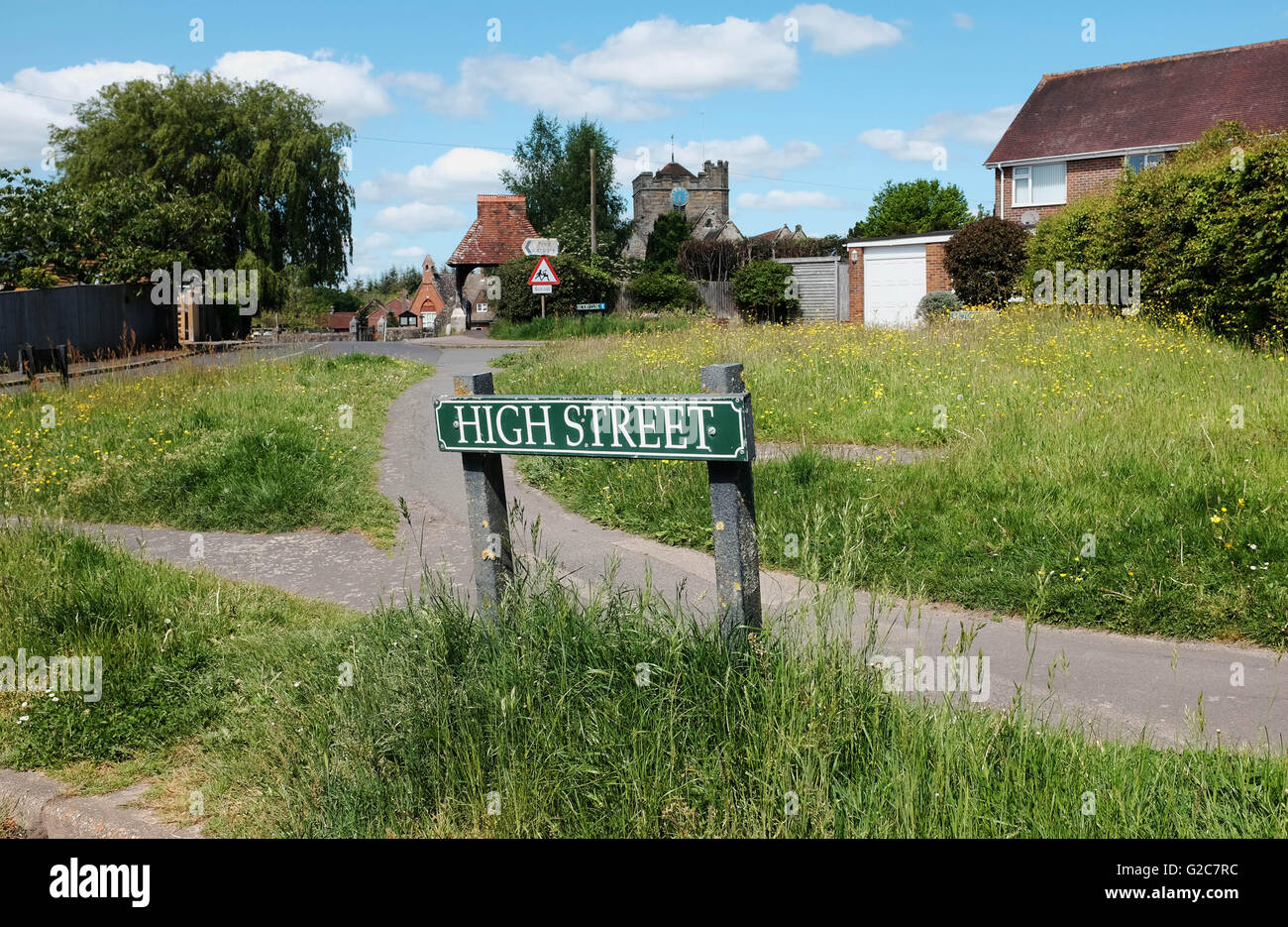 East Hoathly High Street in East Sussex UK Stock Photo Alamy