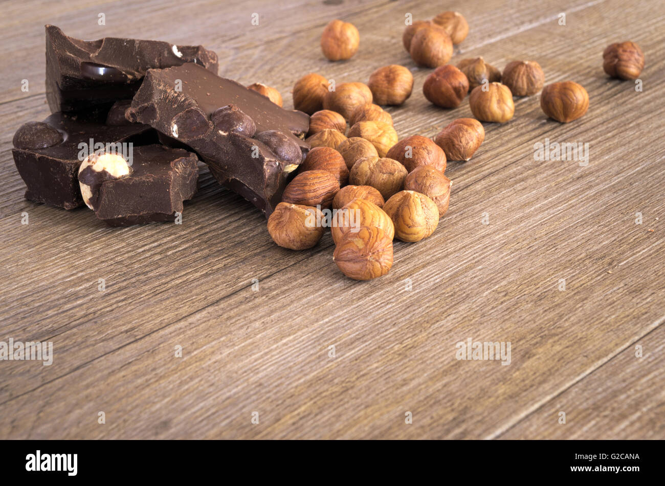Four pieces of dark chocolate hi-res stock photography and images - Alamy