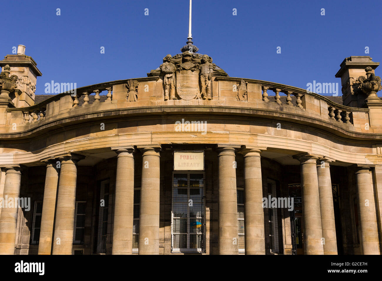 GLASGOW, SCOTLAND Public Library, Govan Stock Photo Alamy