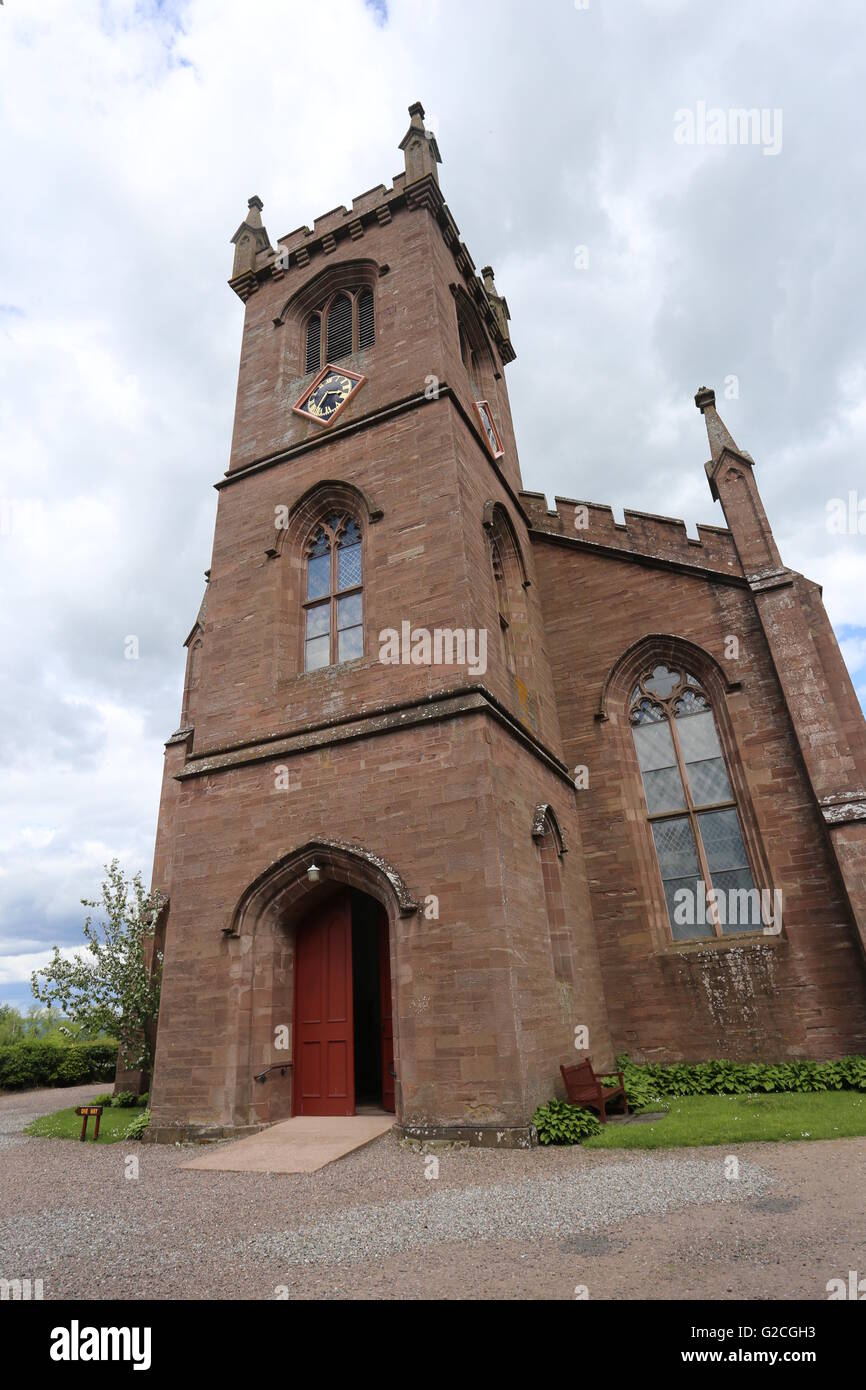 Muthill parish church Scotland  May 2016 Stock Photo