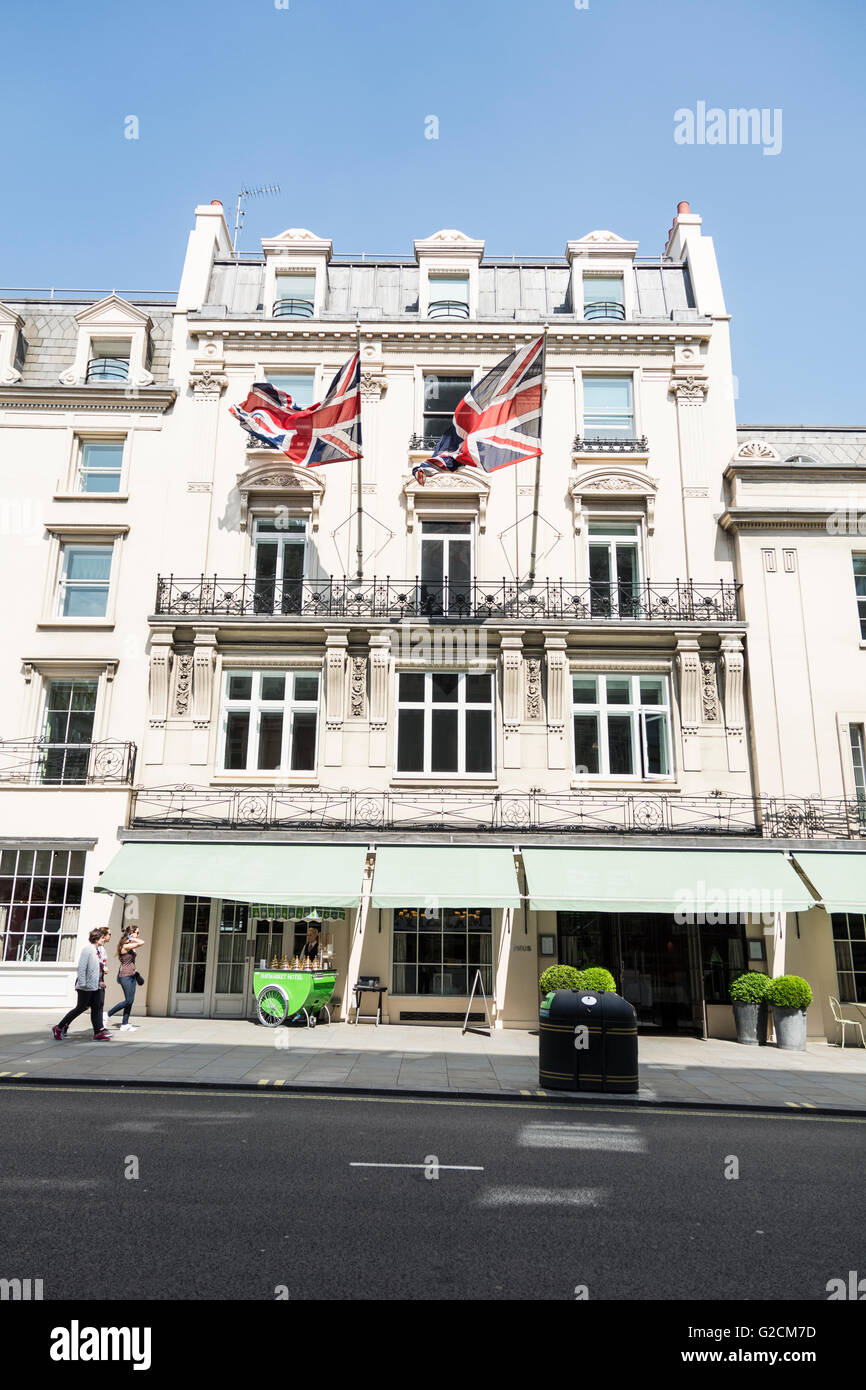 Exterior of the boutique Haymarket Hotel in London's West End Stock