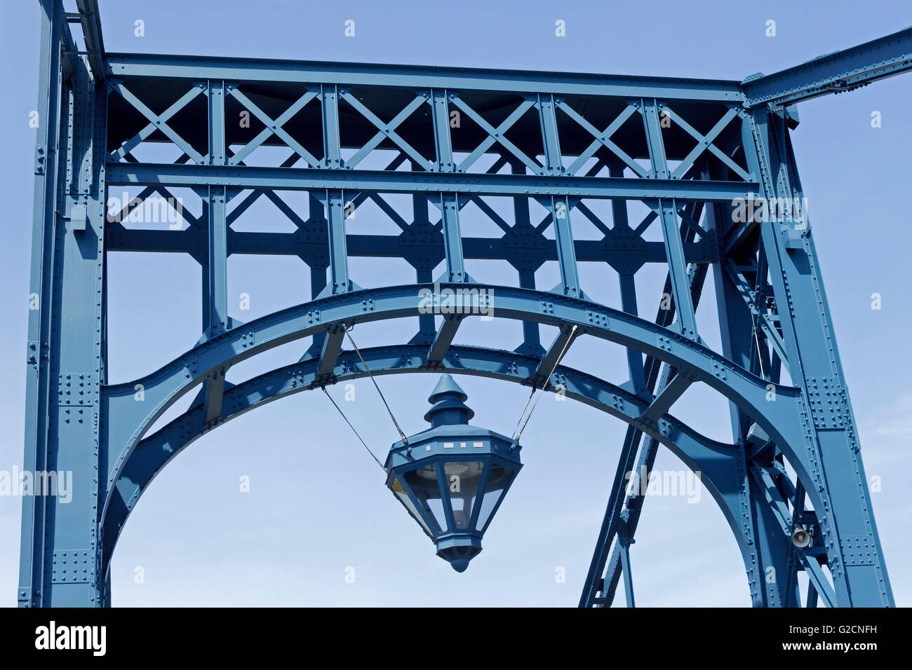 Emperor Wilhelm Bridge, Wilhelmshaven, Lower Saxony, Germany Stock Photo