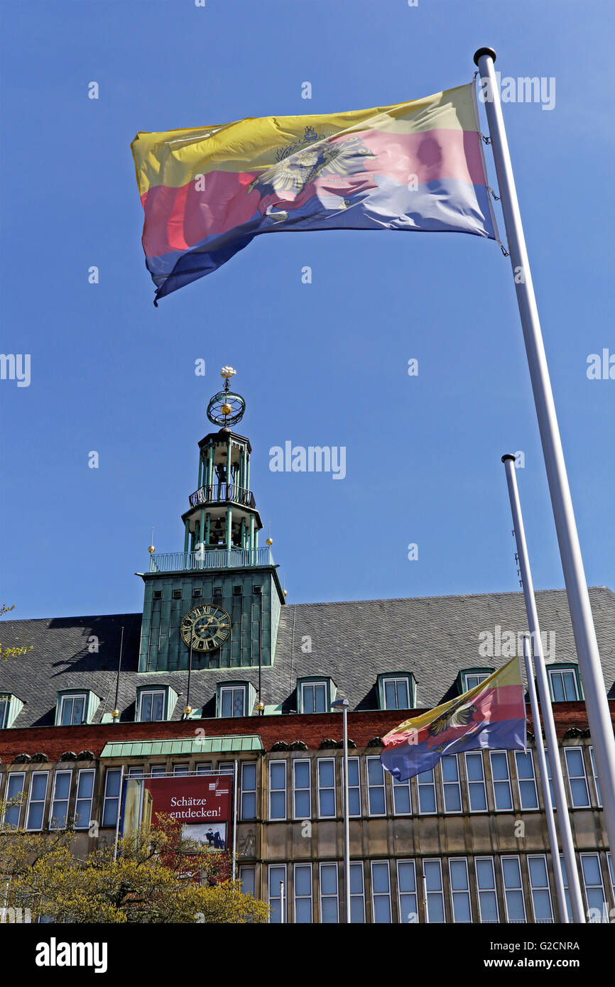 town hall, Emden, East Friesland, Lower Saxony, Germany Stock Photo