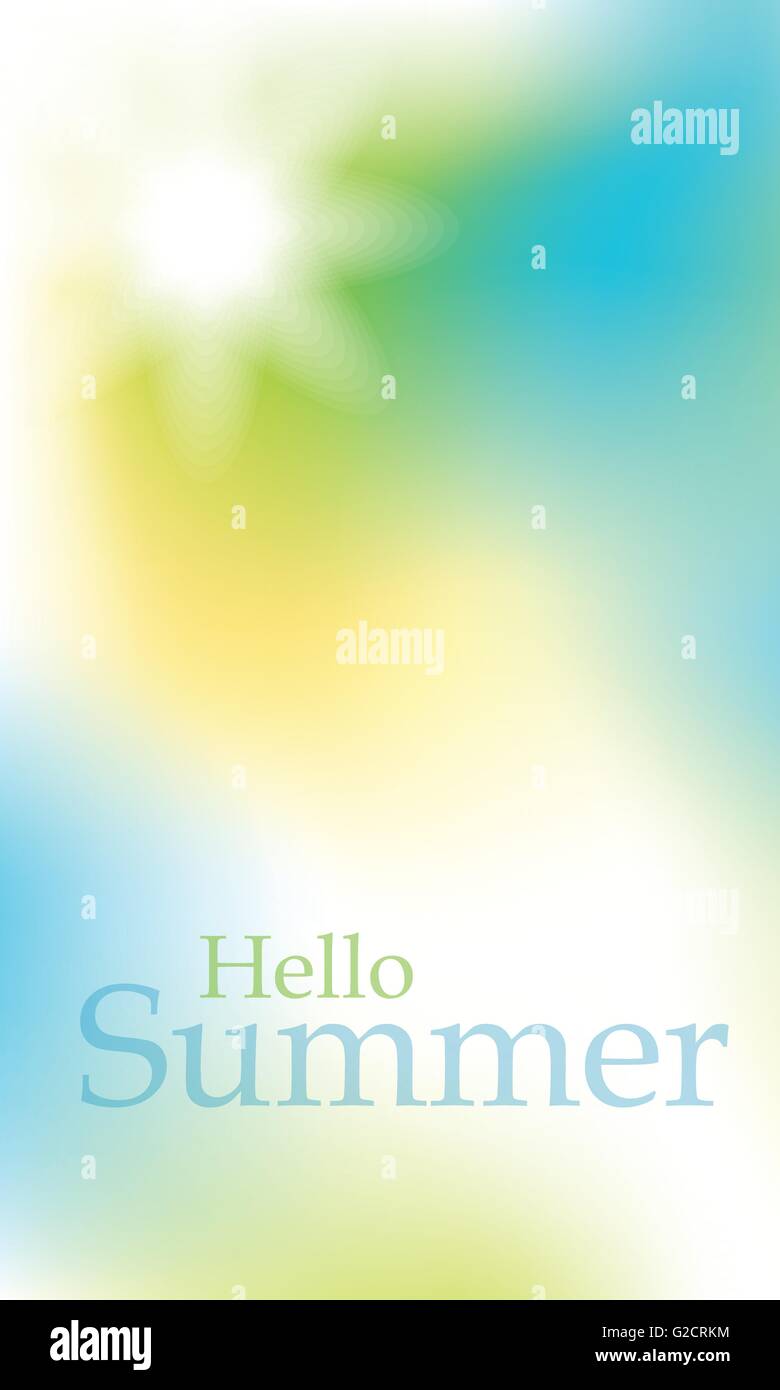 Hello summer time travel Stock Vector Images Alamy