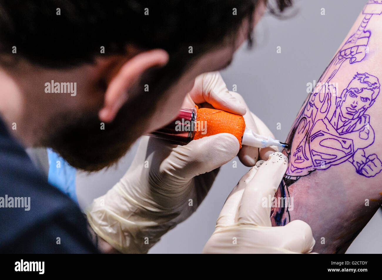 Superman tattoo hi-res stock photography and images - Alamy Superman tattoo hi-res stock photography and images - Alamy