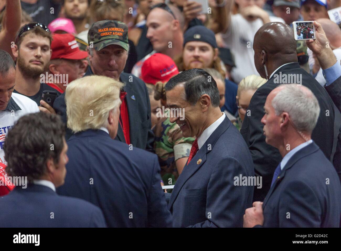 San Diego, CA, US. 27th May, 2016. Donald Trump, held a political rally ...