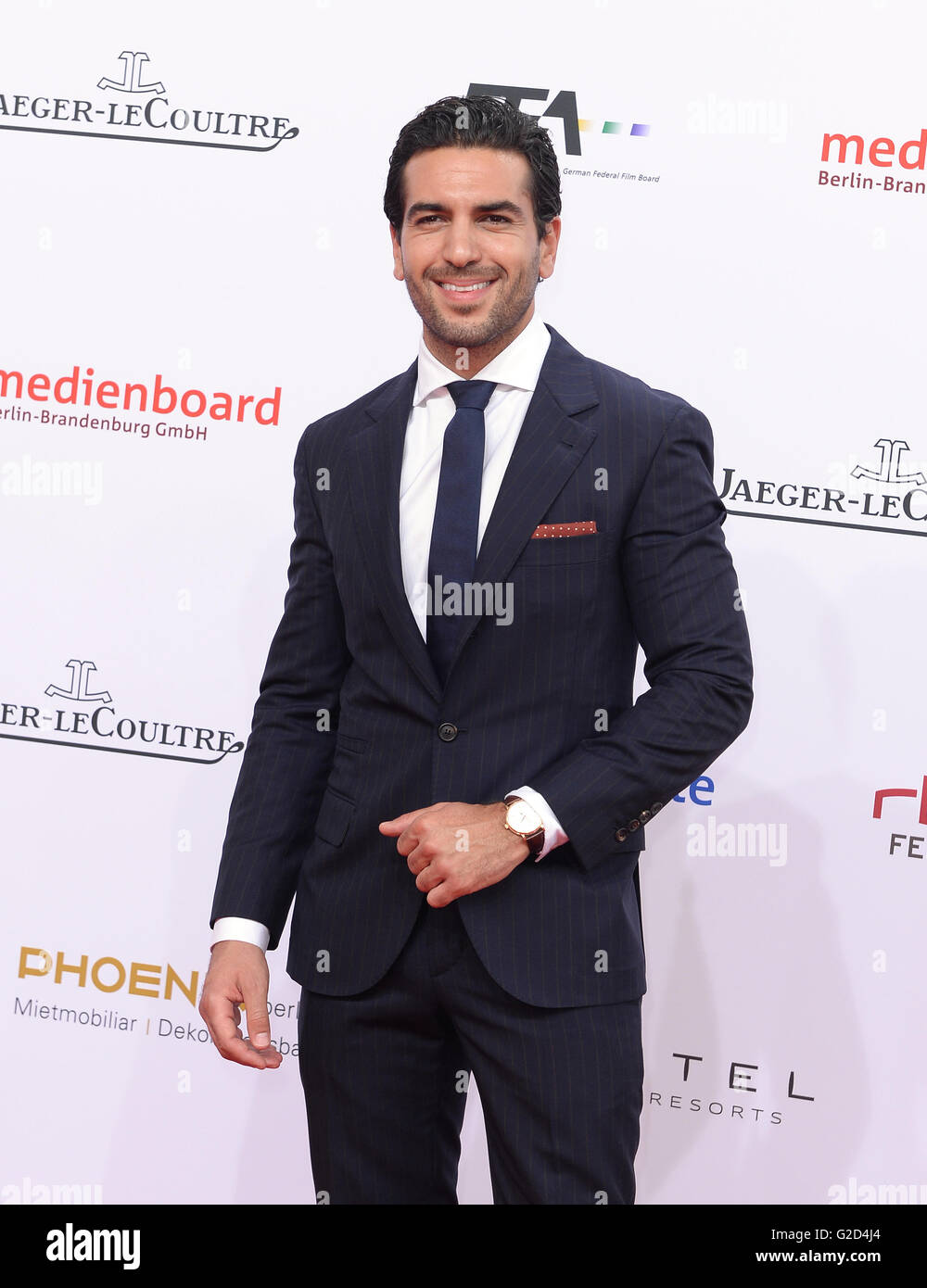 Berlin, Germany. 27th May, 2016. Actor Elyas M'Barek arrive to the ...