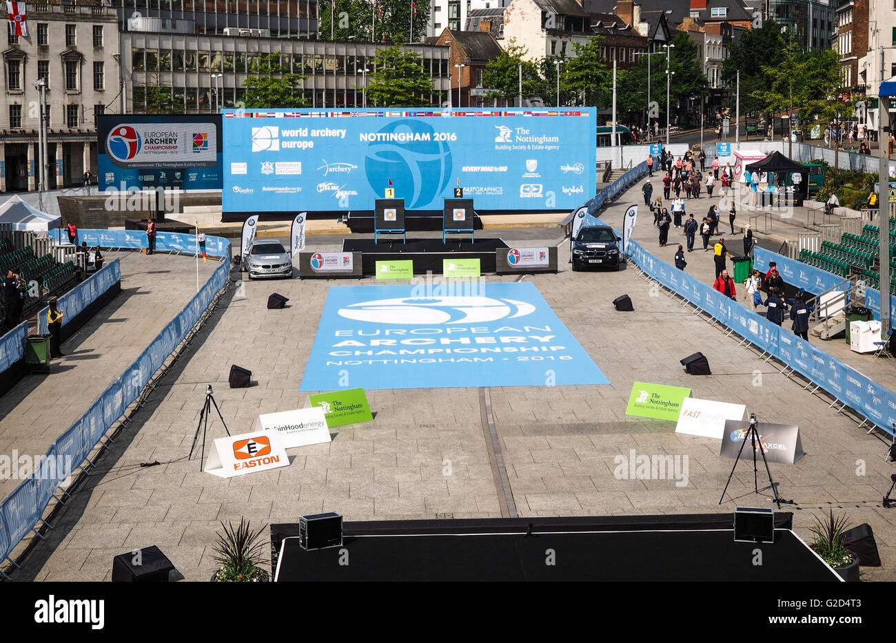 Nottingham, UK. 28th May, 2016. European Archery Championships Day One