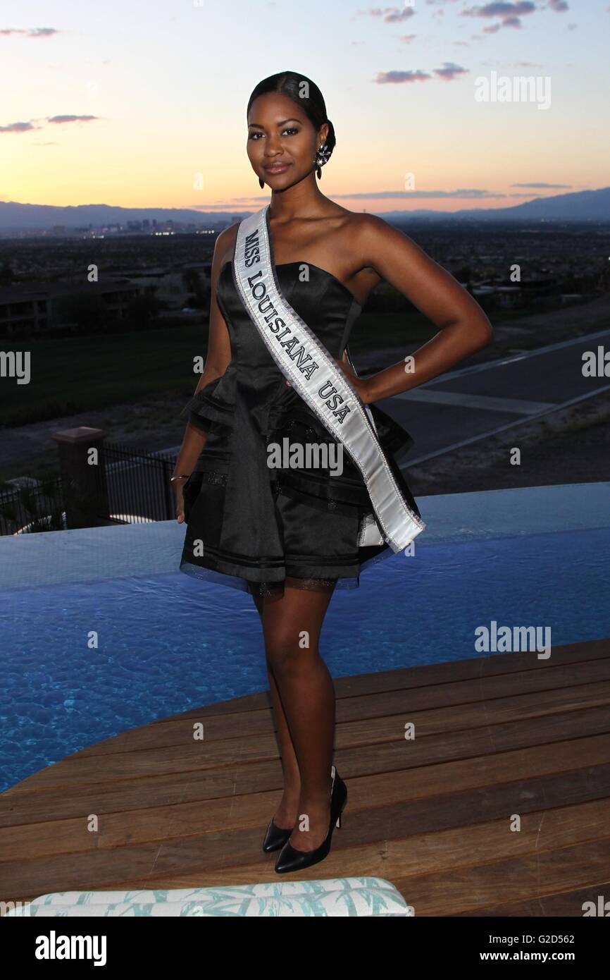 Henderson, NV, USA. 27th May, 2016. Miss Louisiana USA, Maaliayh Papillion at a public appearance for Miss USA 2016 Welcome Reception, Waters Edge Show Home, Henderson, NV May 27, 2016. Credit:  James Atoa/Everett Collection/Alamy Live News Stock Photo