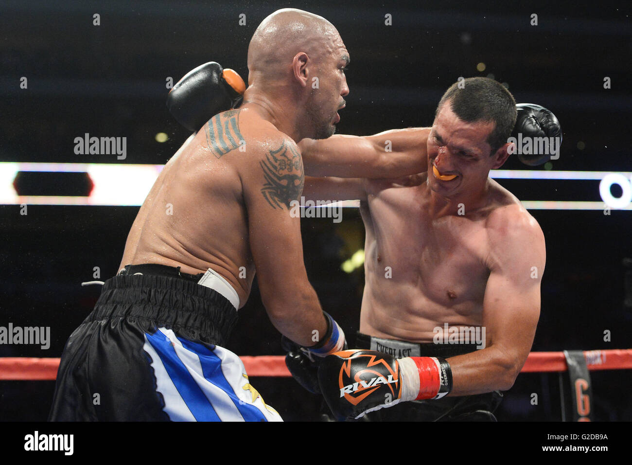 May 28, 2016; Dimar Ortuz (left) and Ricardo Campillo during their