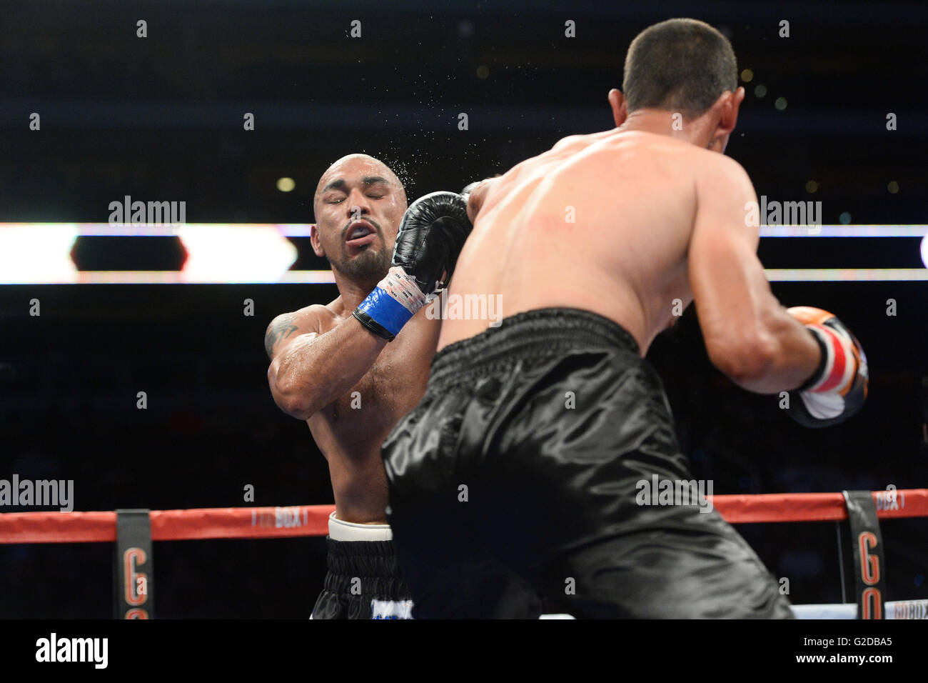 May 28, 2016; Dimar Ortuz (left) and Ricardo Campillo during their