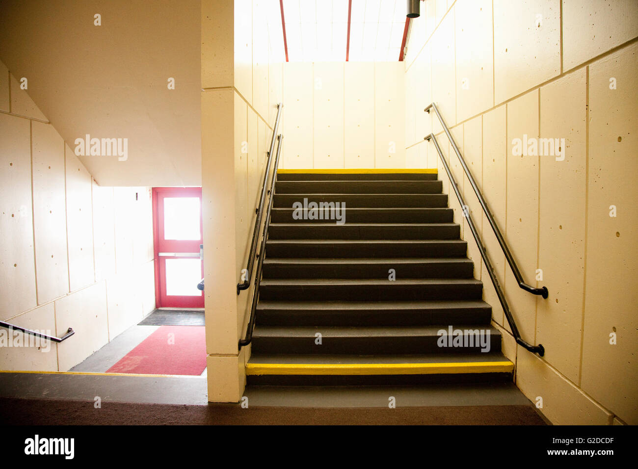 school stairwell