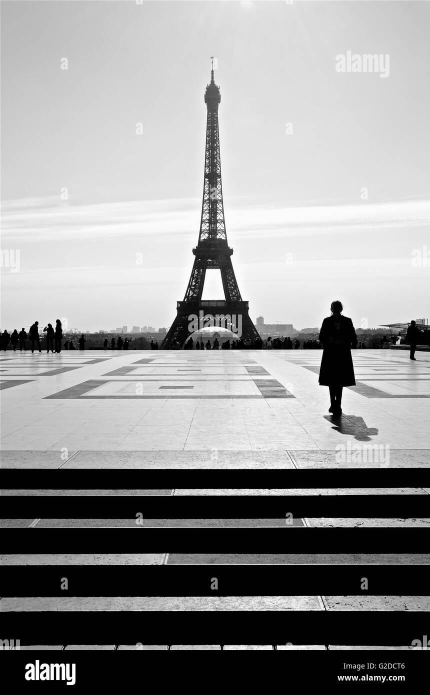 Eiffel Tower, Paris, France Stock Photo