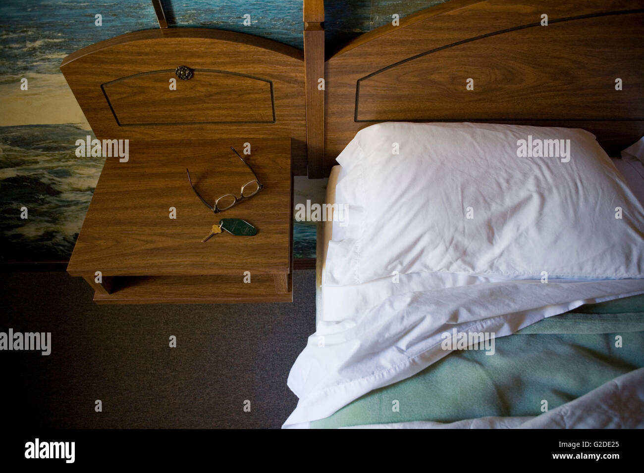 High angle view messy bed hi-res stock photography and images - Alamy