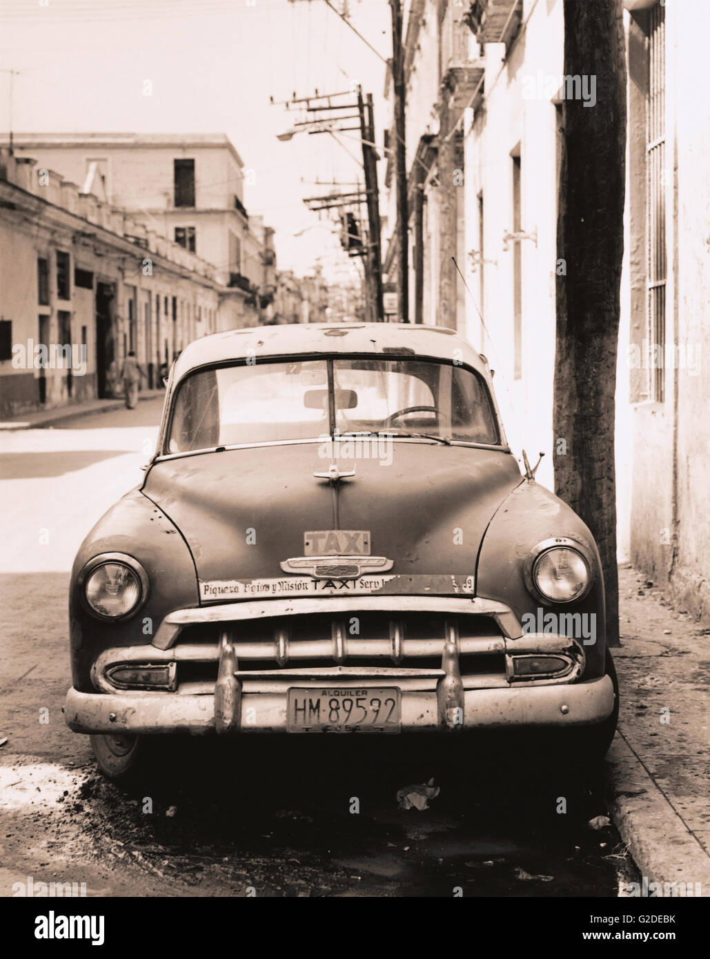 Cuban taxi hi-res stock photography and images - Alamy