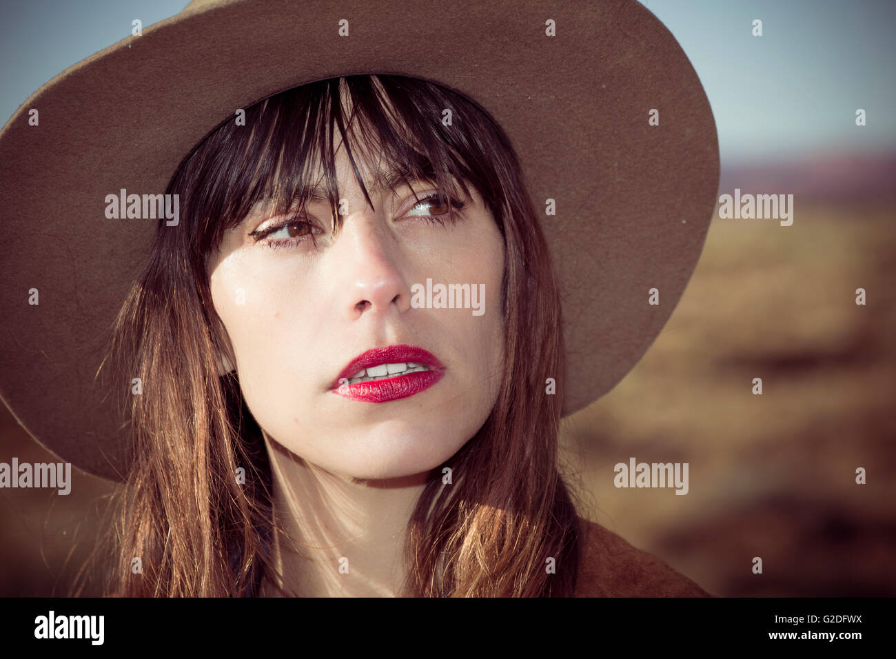 Portrait Cowboy Hat High Resolution Stock Photography and Images - Alamy