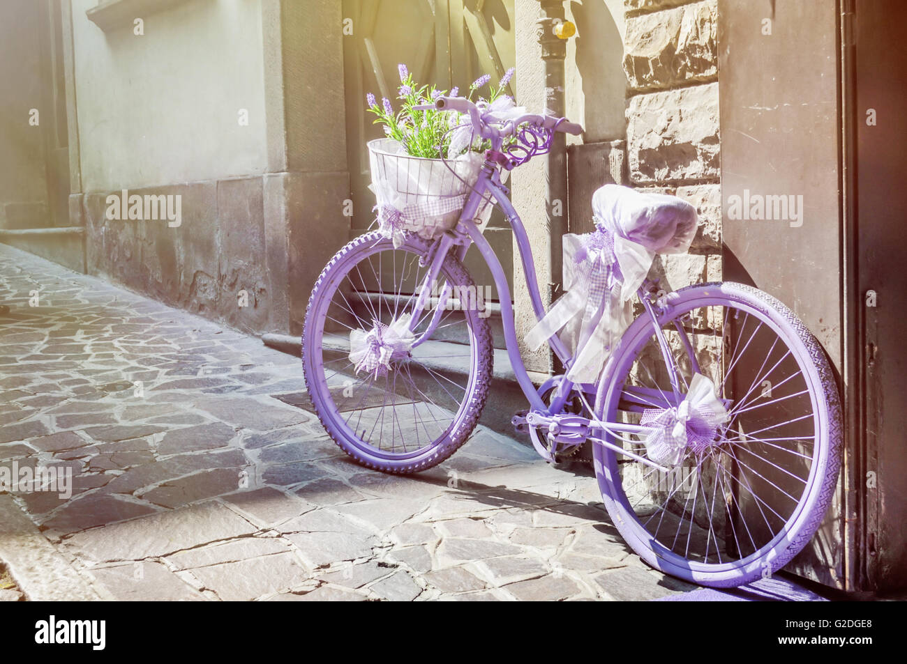 Bike basket purple sale