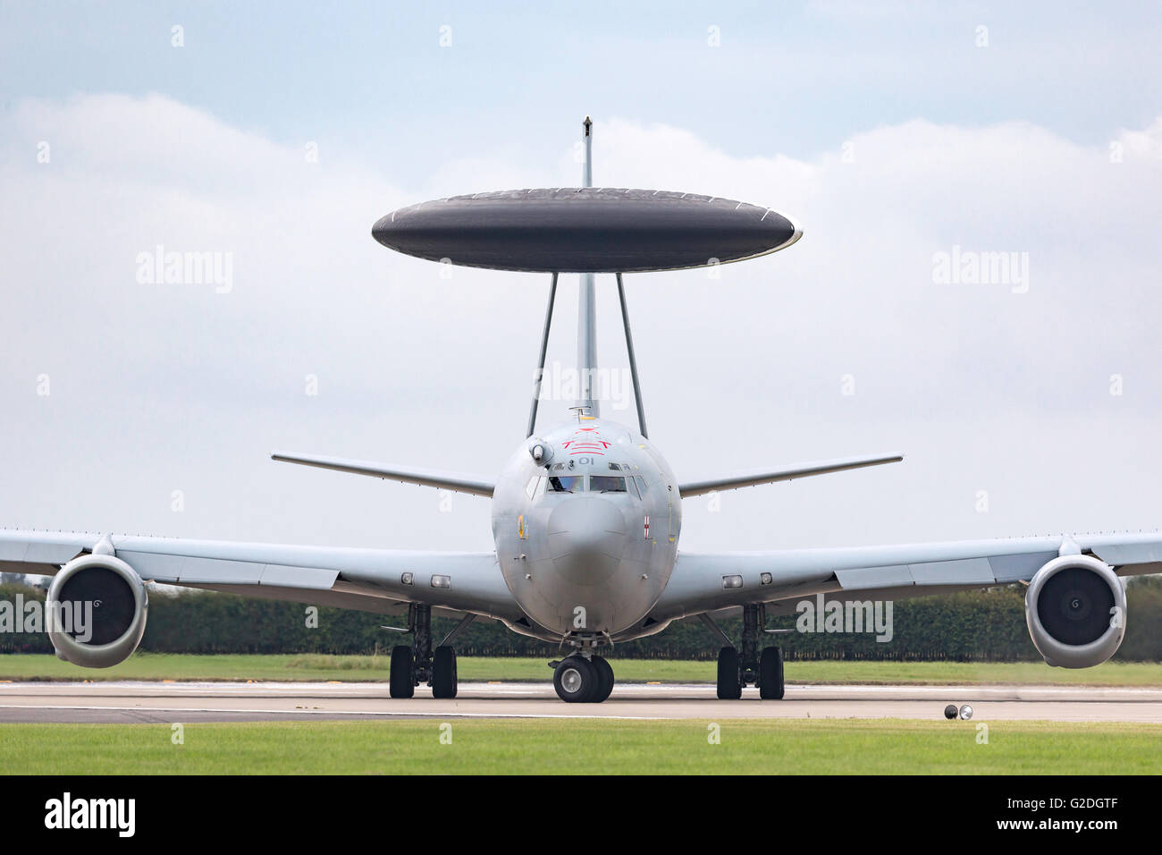 Royal Air Force Boeing E 3d Sentry Aew1 Airborne Early Warning And Control Aew C Aircraft From 8 Squadron At Raf Waddington Stock Photo Alamy