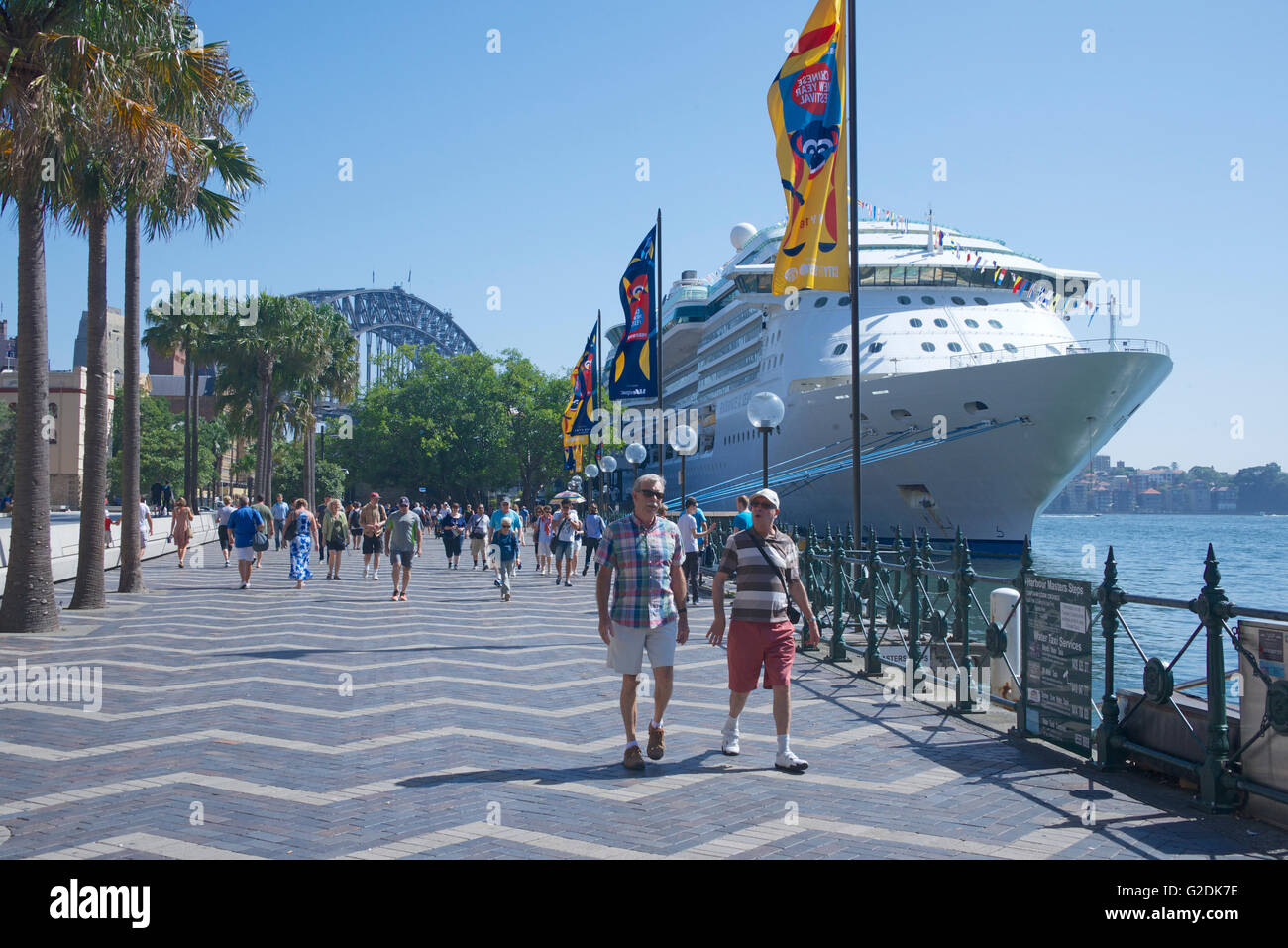 Esplanade and cruise ship Circular Quay Sydney NSW Australia Stock Photo Alamy Esplanade and cruise ship Circular Quay Sydney NSW Australia Stock Photo Alamy