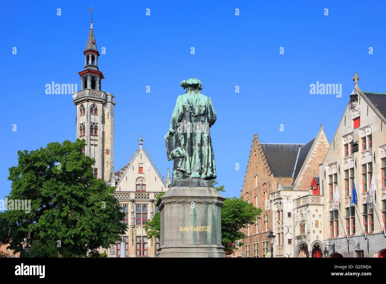 The Burgher's Lodge (around 1400) in Bruges, Belgium Stock Photo