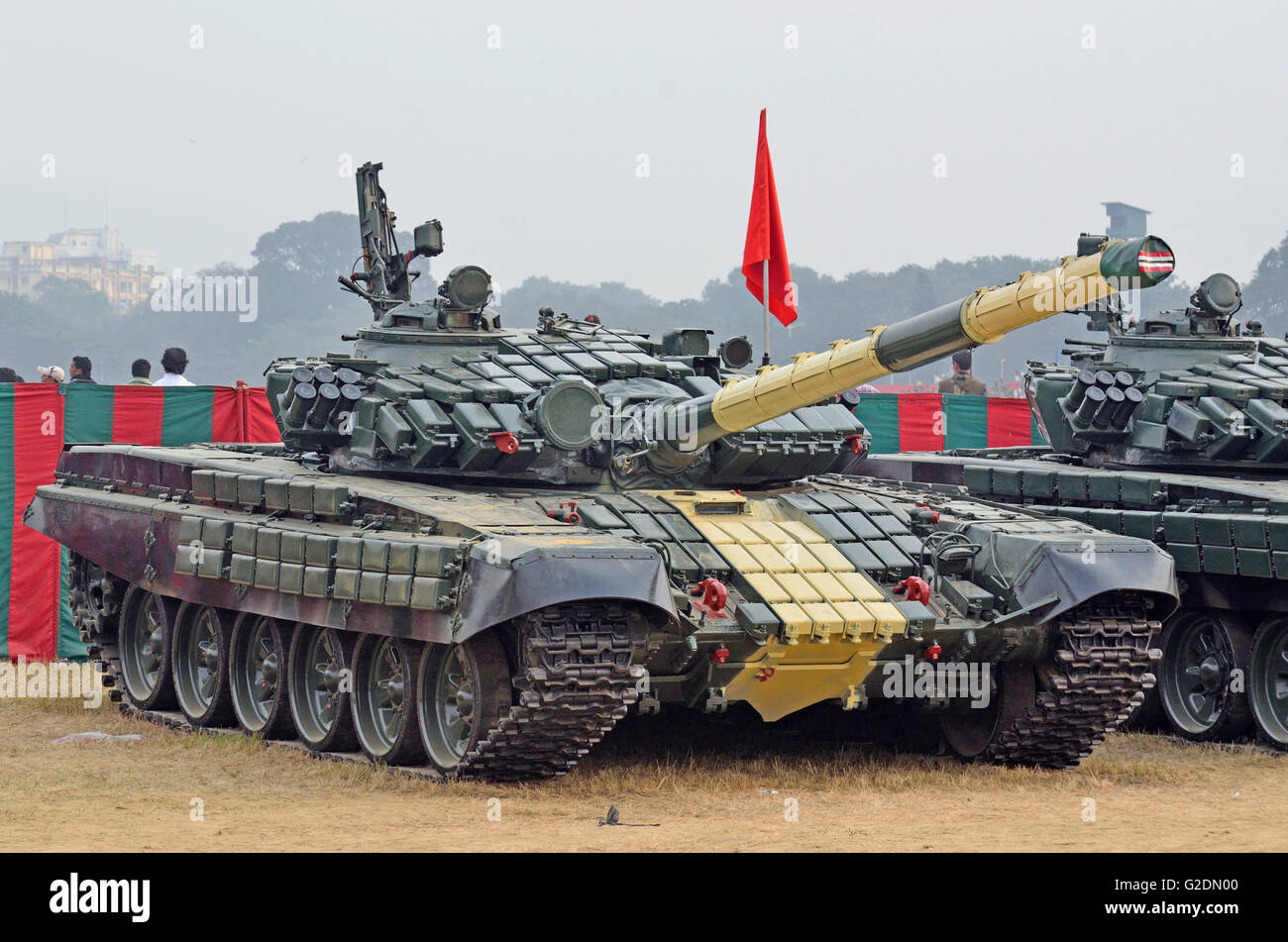 T 72m Main Battle Tanks Of The Indian Army Kolkata West Bengal Stock Photo Alamy