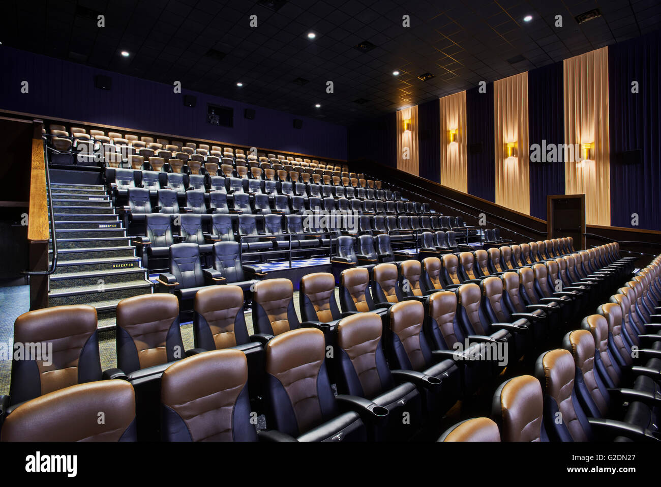 Movie Theater Auditorium Stock Photo - Alamy