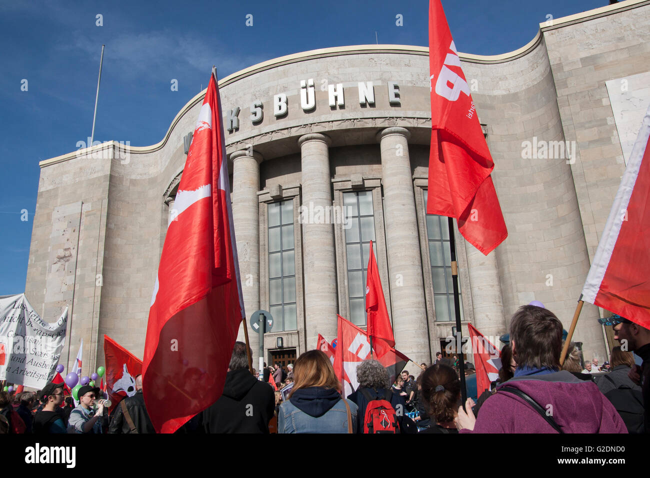 Demonstration at World Women's Day in Berlin, Germany Stock Photo - Alamy