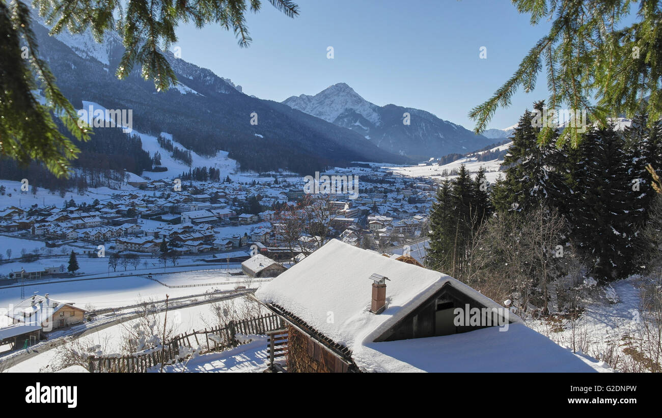 San Candido / Innichen in South Tyrol - Italy Stock Photo