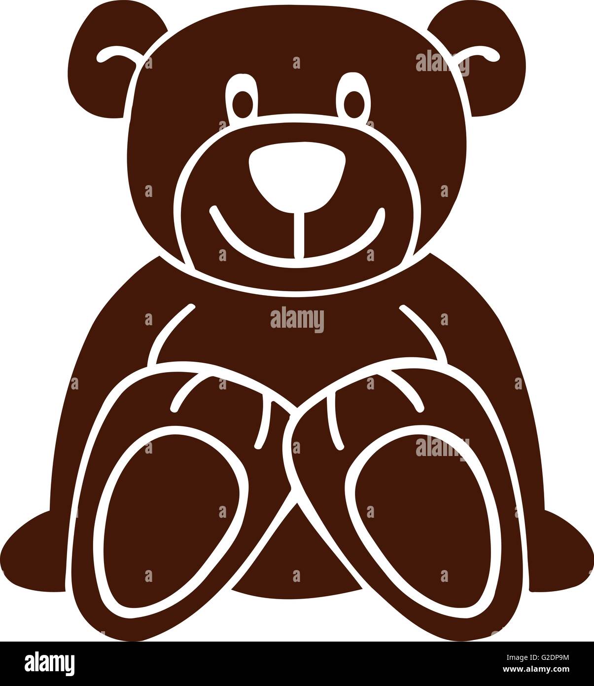 Isolated teddy bear Stock Vector Image & Art - Alamy