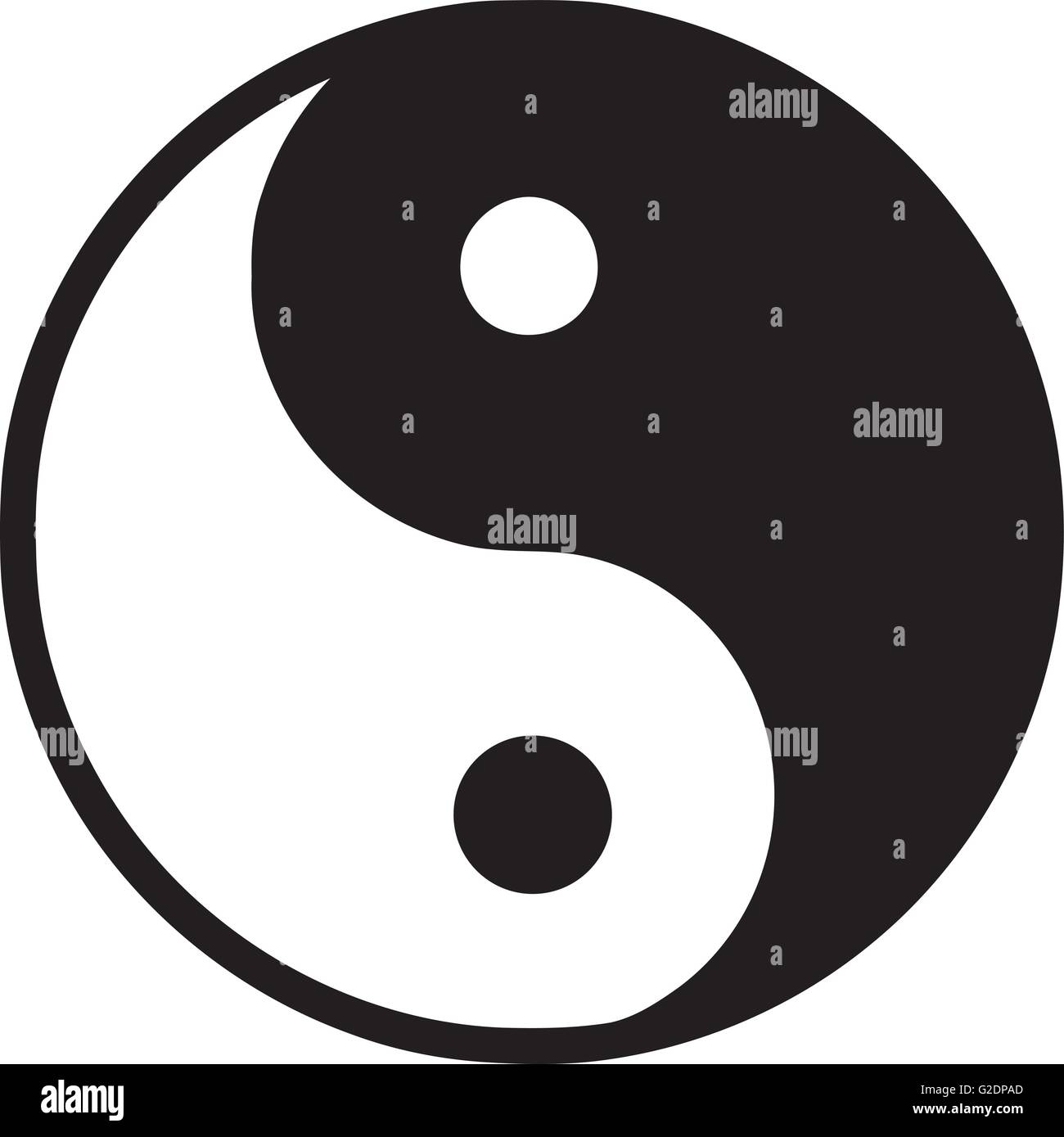 Ying yang symbol Stock Vector Image & Art - Alamy