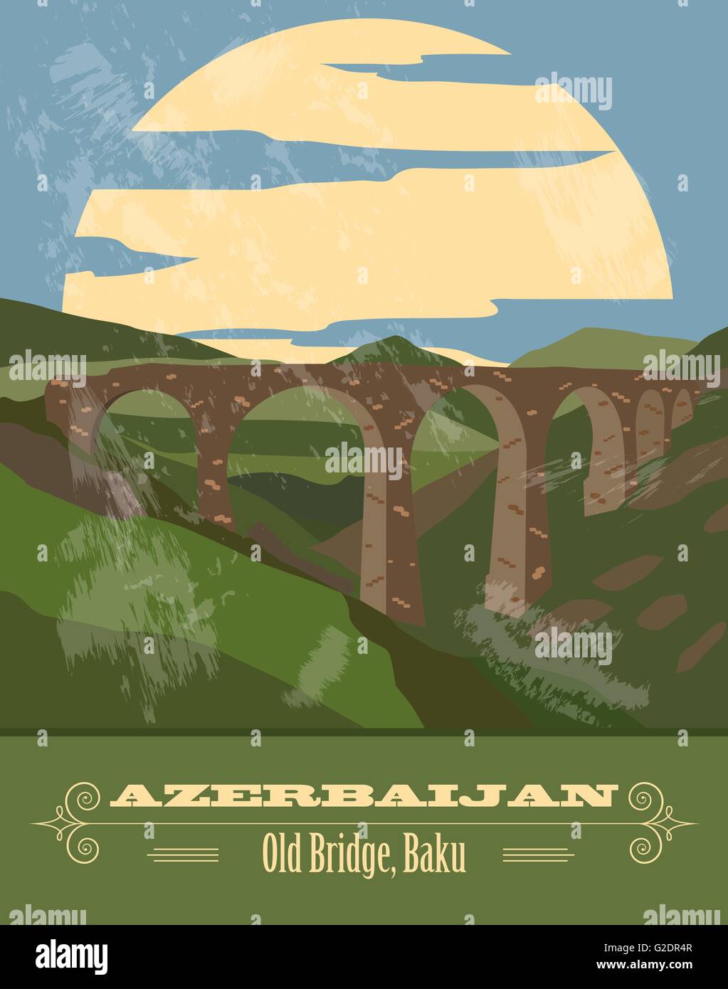 Azerbaijan landmarks Stock Vector Images Alamy