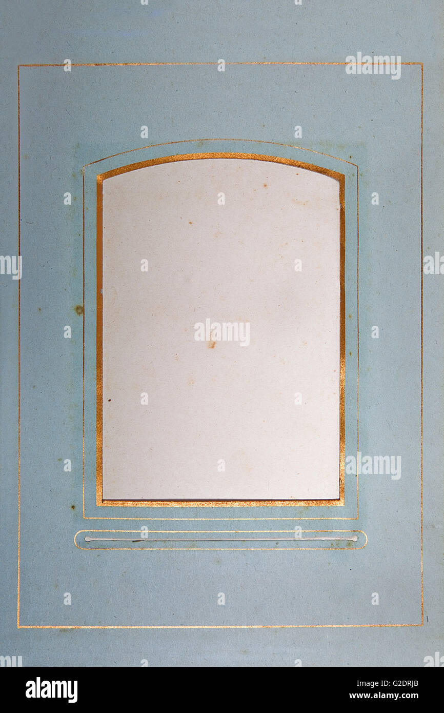 Vintage photo frame paper hi-res stock photography and