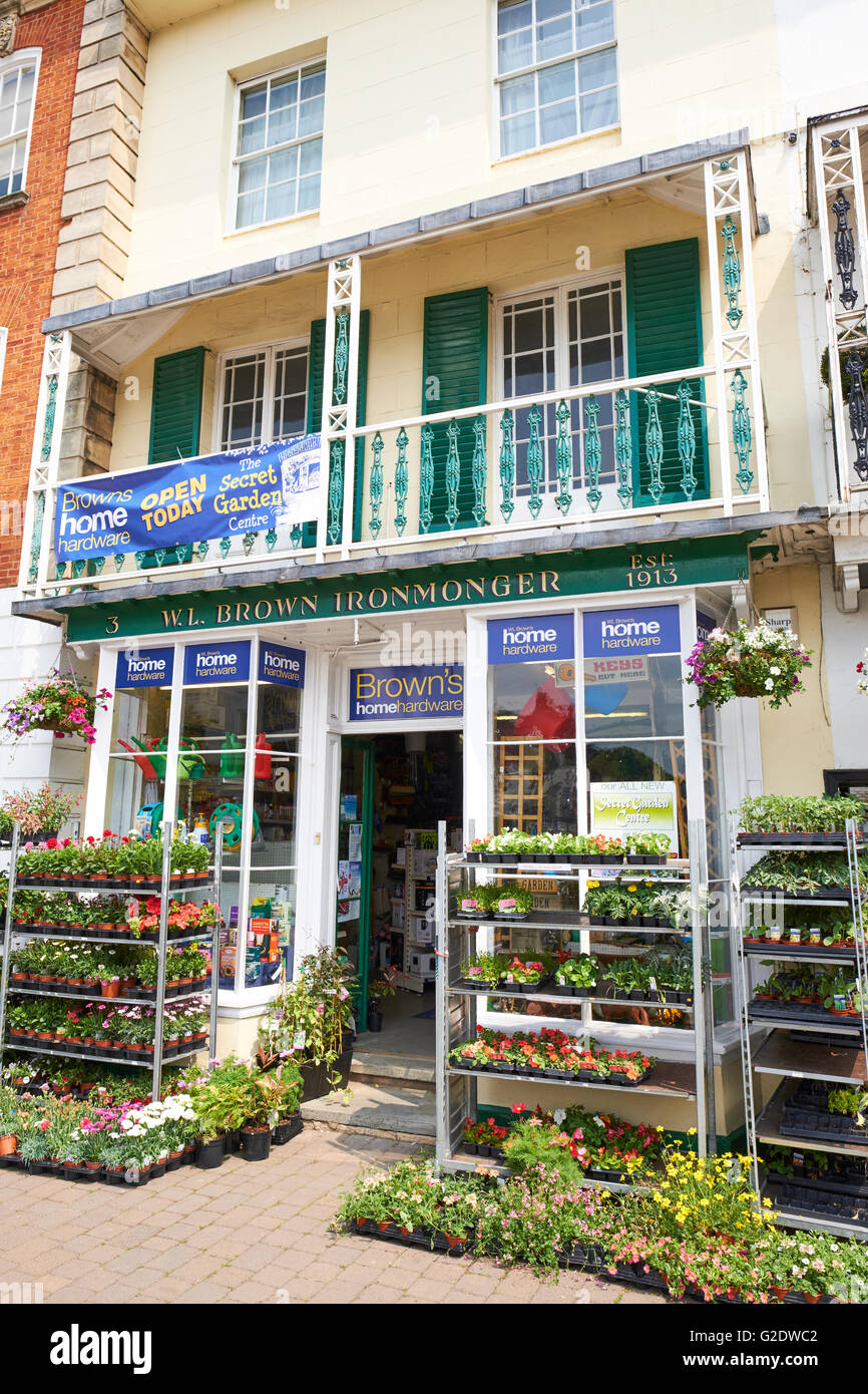 Ironmonger Shop Above Is A Small Balcony Typical Of The Period, High Street Pershore