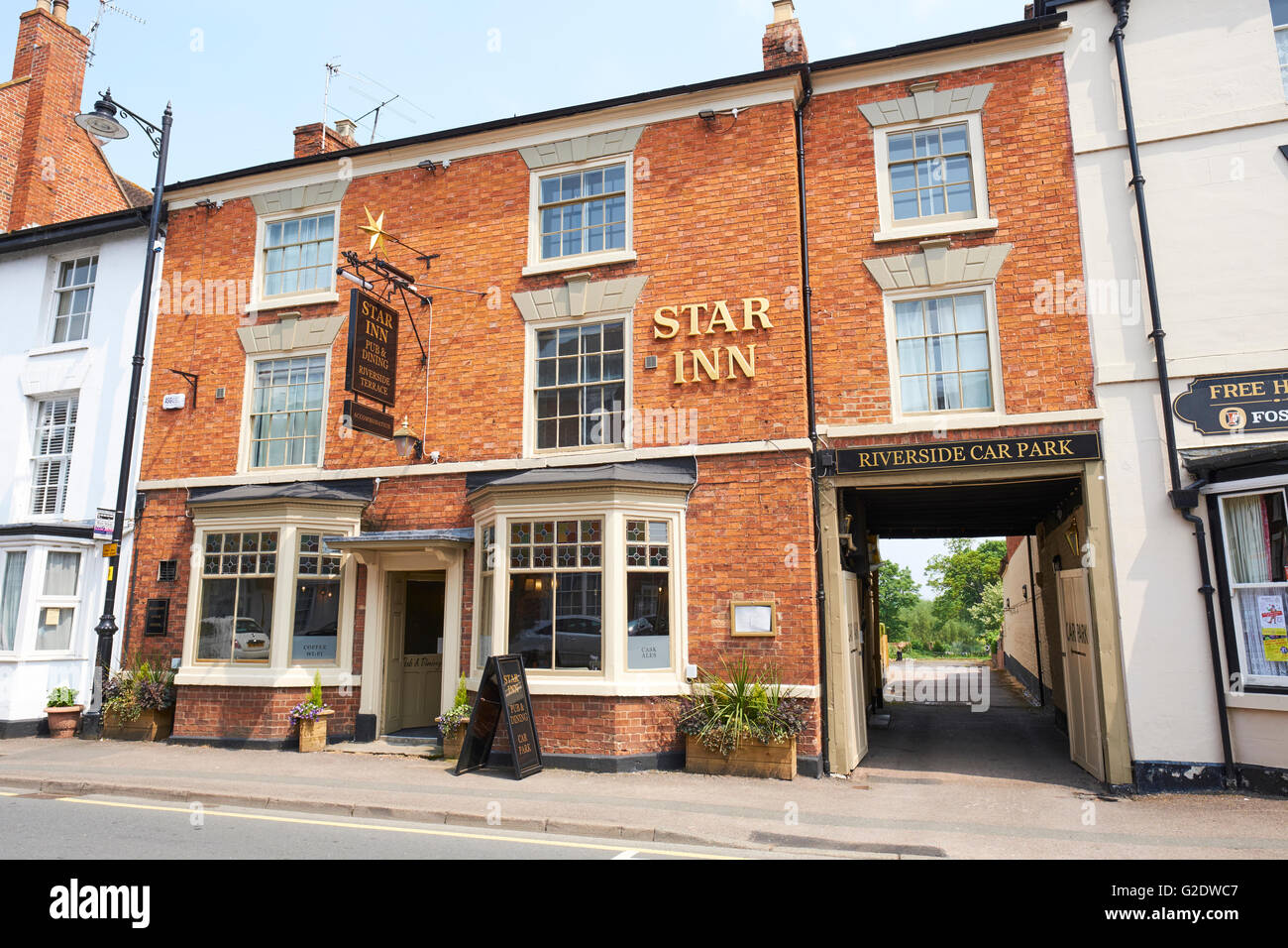 Star Inn Bridge Street Pershore Wychavon Worcestershire UK Stock Photo