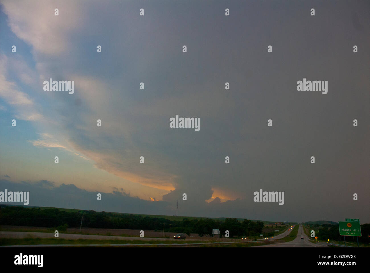 Manhattan, Riley County, Kansas, USA, EF 4 tornado with wind speeds to