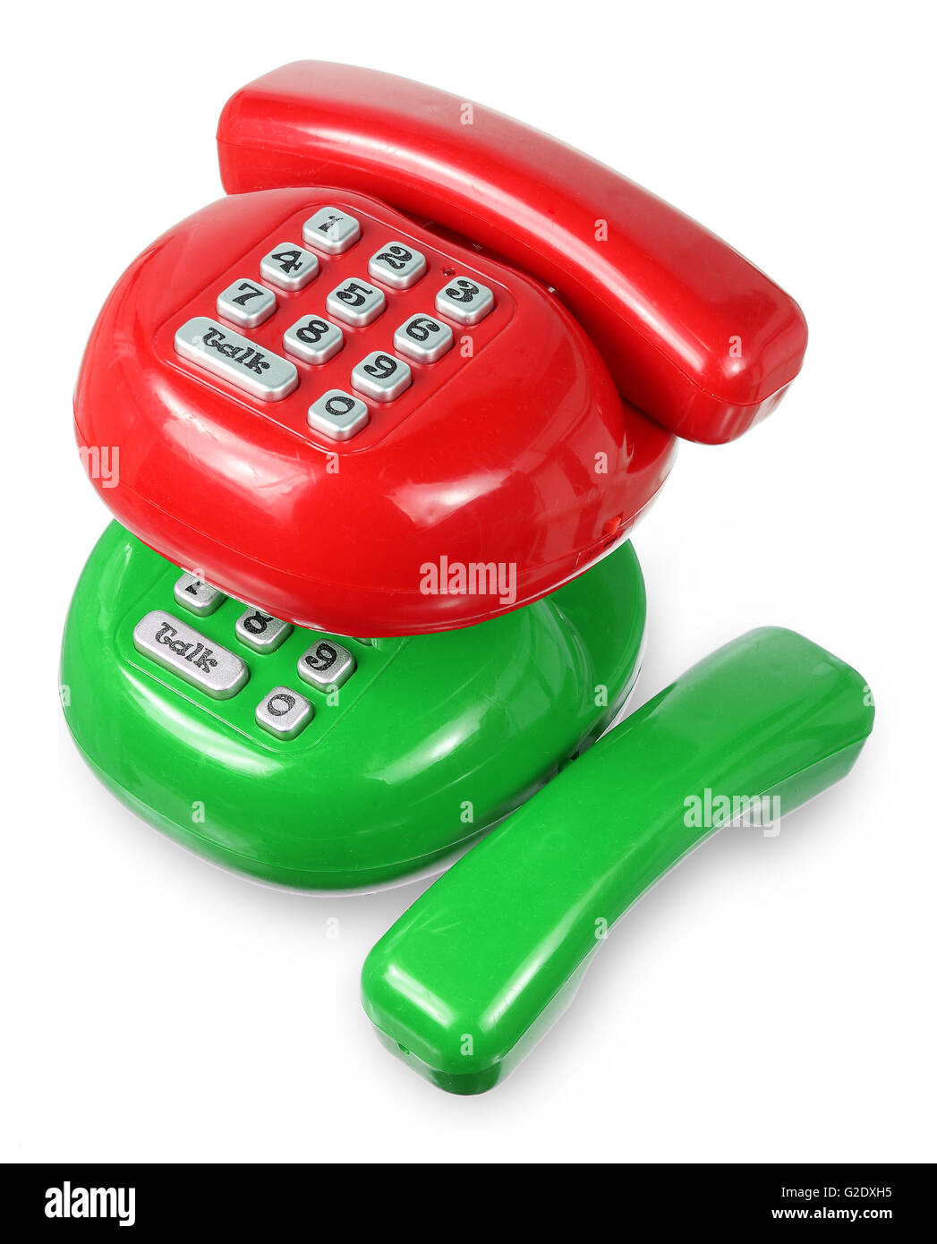 Toy Phones Stock Photo